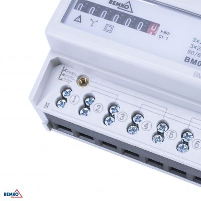 WSKAŻNIK ENERGII 3 FAZOWY 20 (100) A MECHANICZNY A30-BM03B-M BEMKO (A30-BM03B-M)